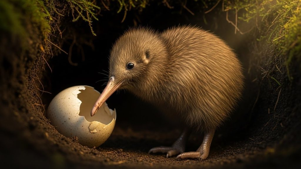 Newly Hatched Kiwi Chicks