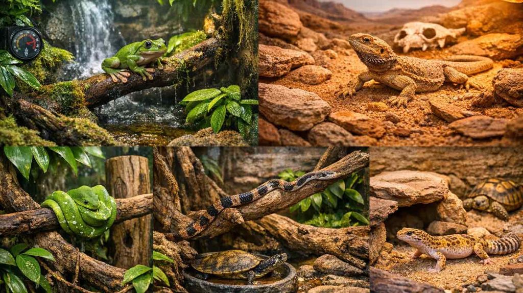 Reptile’s Habitat Needs