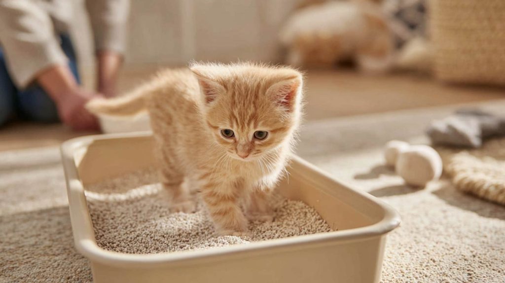 Kitten Litter Box Training
